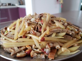 凉拌土豆丝五香豆腐的做法步骤：13