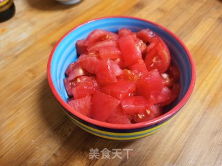 西红柿鸡蛋猫耳朵的做法步骤：3