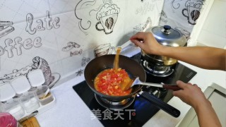 西红柿鸡蛋猫耳朵的做法步骤：10