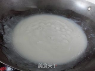 椰汁红糖千层马蹄糕（生日快乐图案）的做法步骤：7