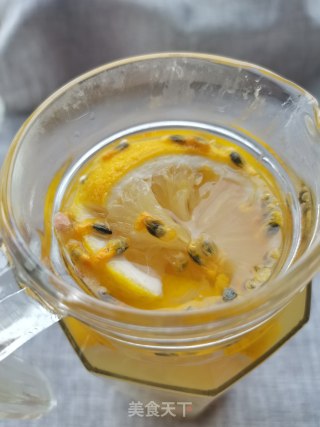 百香果柠檬蜂蜜凉茶的做法步骤：5