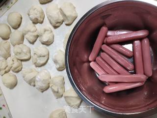 迷你火腿肠面包的做法步骤：7