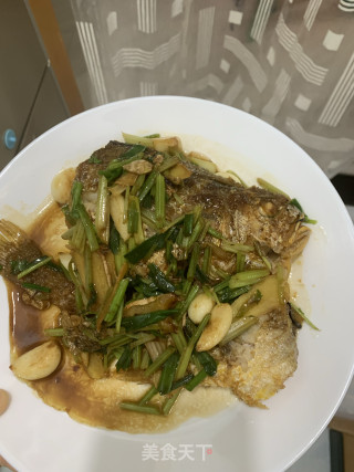 香煎黄鱼的做法步骤：7