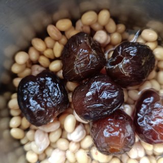 蜜枣红薯豆浆的做法步骤：3