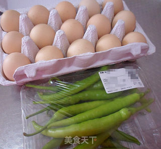 鸡蛋——酱香鸡蛋杭椒的做法步骤：1