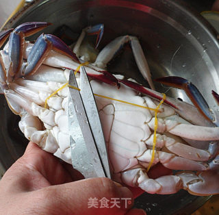 清蒸海螃蟹的做法步骤：3