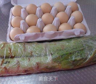 鸡蛋——鸡蛋炒莴笋的做法步骤：1