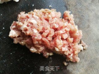 肉末豇豆炒豆腐的做法步骤：1