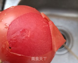 牛肉丸子番茄汤的做法步骤：2