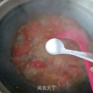 牛肉丸子番茄汤的做法步骤：12