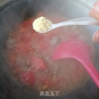 牛肉丸子番茄汤的做法步骤：13