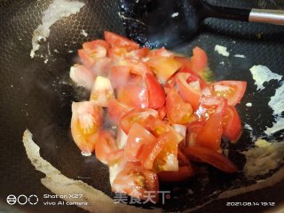 家常西红柿炒鸡蛋的做法步骤：3
