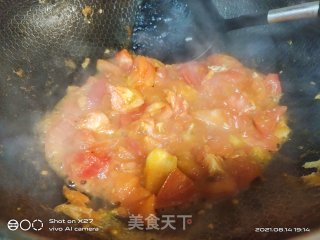 家常西红柿炒鸡蛋的做法步骤：4