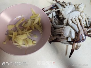 红烧梭子蟹的做法步骤：1