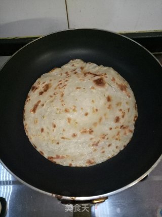 鸡蛋手抓饼的做法步骤：3