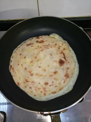 鸡蛋手抓饼的做法步骤：5