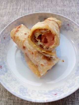鸡蛋手抓饼的做法步骤：7