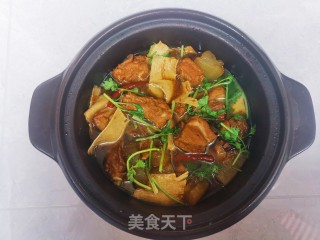 砂锅排骨炖冬瓜的做法步骤：11