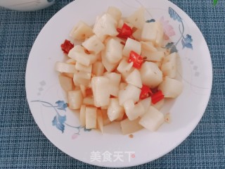 酸辣藕丁的做法步骤：9