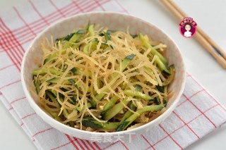 凉拌龙须菜的做法步骤：7