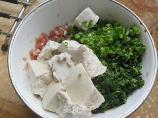 荠菜豆腐馅饼的做法步骤：6