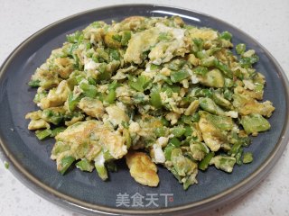 辣椒炒鸡蛋的做法步骤：7