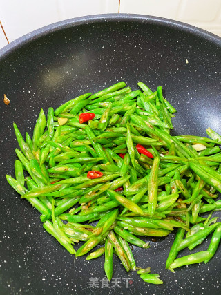 四季豆炒肉丝的做法步骤：5