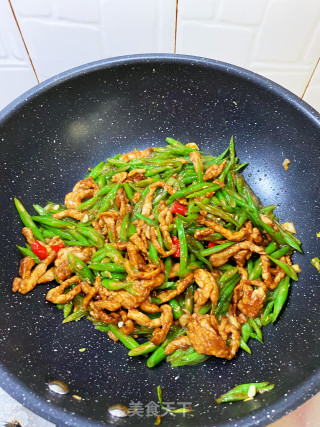四季豆炒肉丝的做法步骤：8