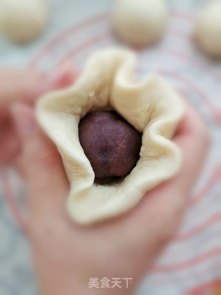 一次发酵红豆沙小餐包，法帅蒸烤箱做法的做法步骤：7