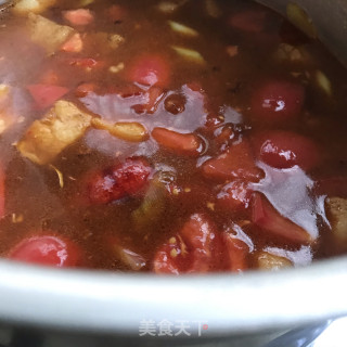 番茄胡萝卜炖牛肉的做法步骤：8