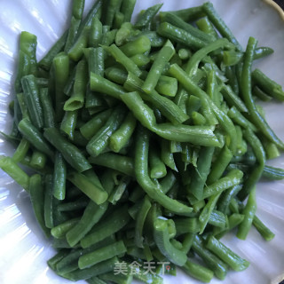油泼豇豆的做法步骤：4