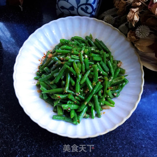 油泼豇豆的做法步骤：8