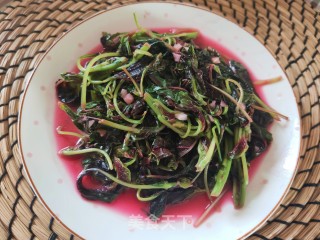 蒜蓉苋菜的做法步骤：8
