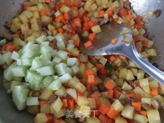 炒四丁的做法步骤：8