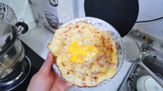 土豆鸡蛋早餐饼的做法步骤：19