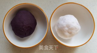 西米紫薯水晶糕的做法步骤：4