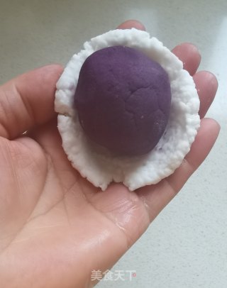 西米紫薯水晶糕的做法步骤：6