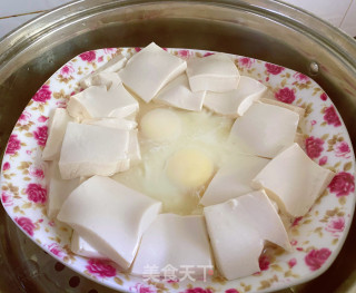 豆腐蒸鸡蛋的做法步骤：3
