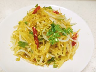 凉拌土豆芽菜的做法步骤：6