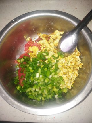 西红柿鸡蛋饺子的做法步骤：5