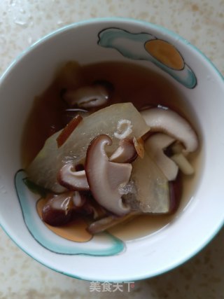 香菇冬瓜虾米汤的做法步骤：4