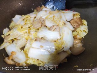 五花肉炒白菜的做法步骤：7