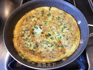 韭菜煎鸡蛋的做法步骤：7
