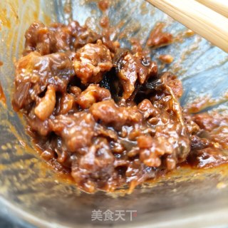 茄子花椒酱拌粉的做法步骤：3