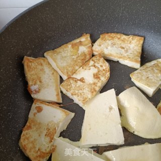 韭苔炒豆腐的做法步骤：8