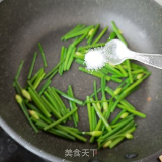 韭苔炒豆腐的做法步骤：14