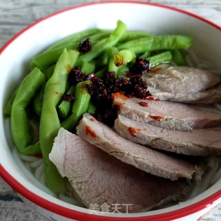 精肉豆角汤粉的做法步骤：10