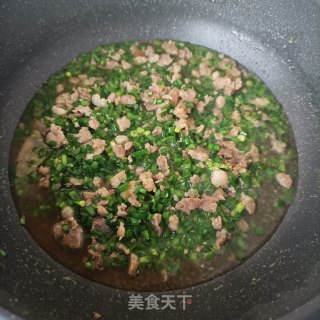 韭苔肉末蒸豆腐的做法步骤：11