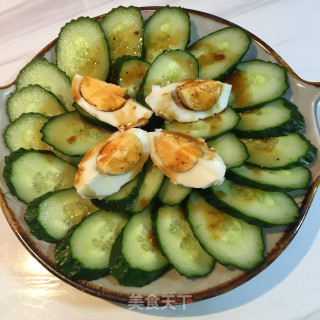 鸡蛋拌黄瓜的做法步骤：4