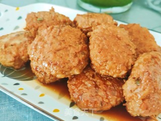 猪肉莲藕丸子的做法步骤：16
